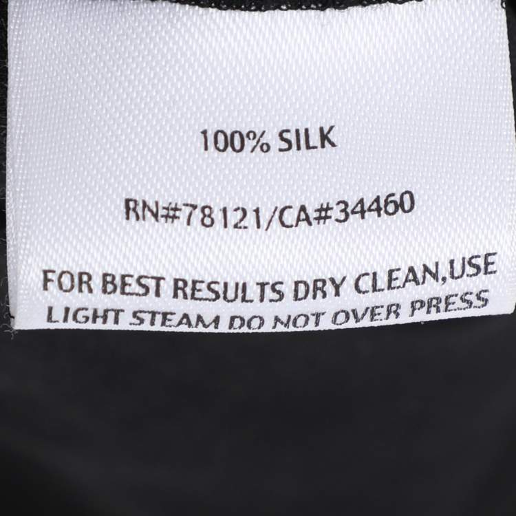 Pre Owned Eileen Fisher Black Silk Trousers XXL