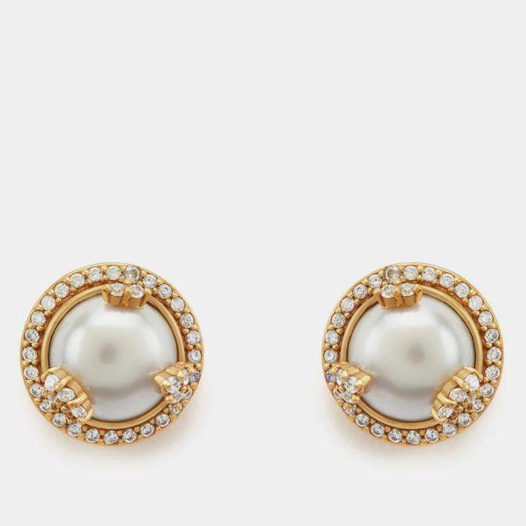 مملوكة مسبقًا Aulerth x Ekaya Banaras Opaline ivory studs