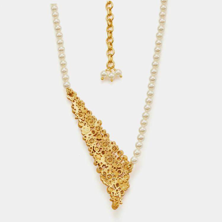 Pre Owned  Aulerth x Ekaya Banaras Opaline statement necklace