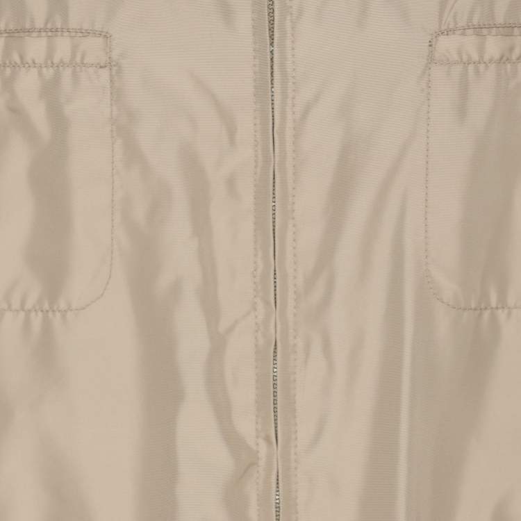 Pre Owned Elena Miro Sport by Elena Miro Beige Nylon Jacket XL