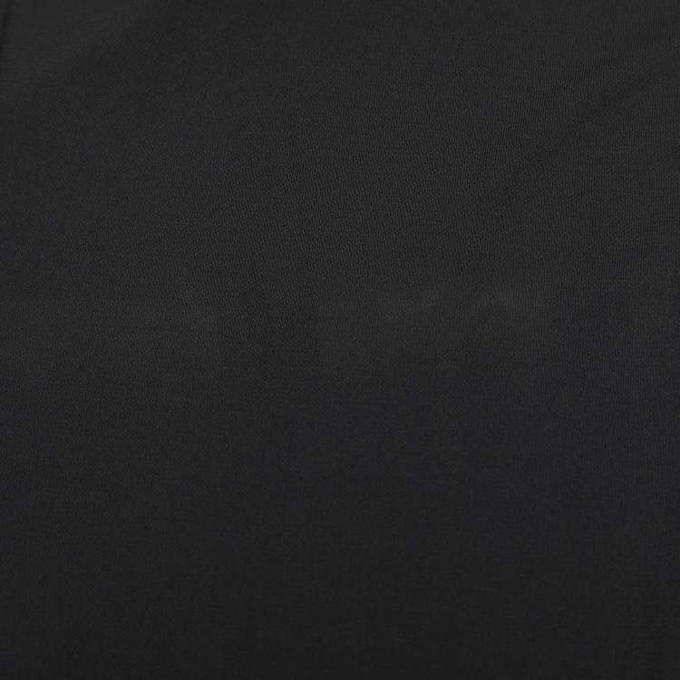 Pre Owned Elena Miro Black Jersey Embellished Pants XXL