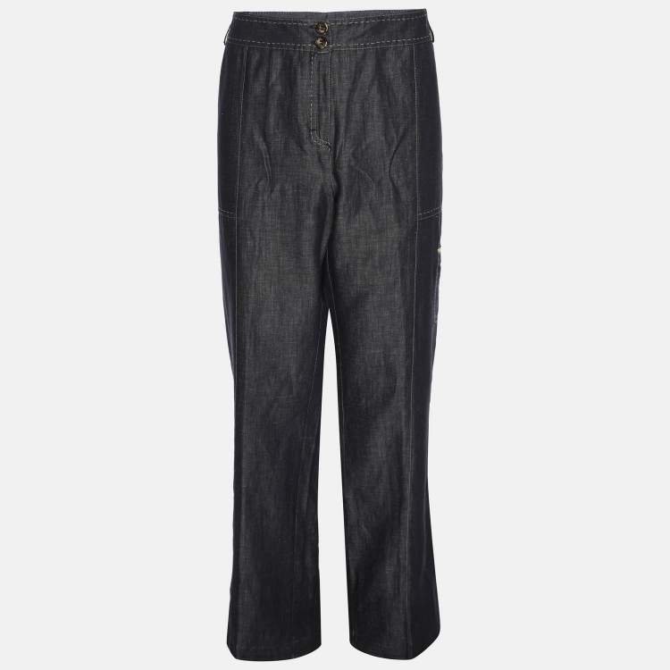 Pre Owned Elena Miro Blue Denim Jeans XL