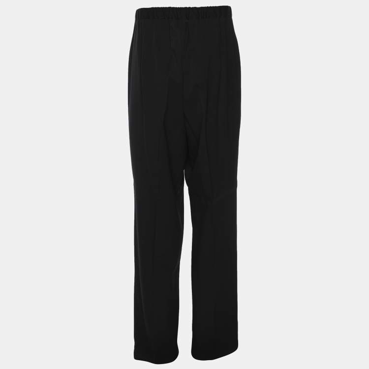 Pre Owned Elena Miro Black Jersey Pants XXL