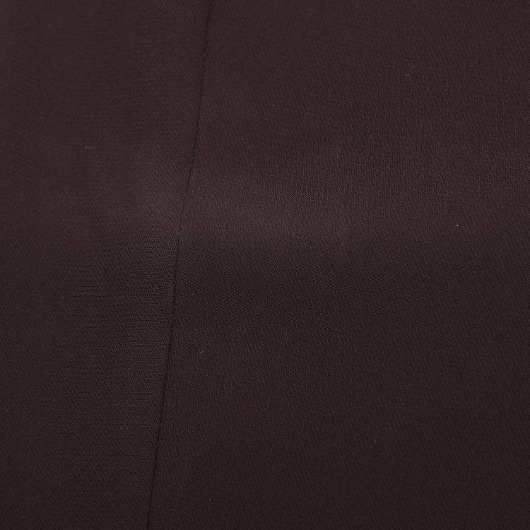 Pre Owned Elena Miro Brown Crepe Pants XXL