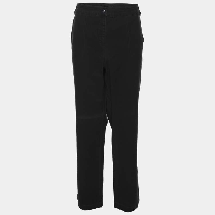 Pre Owned Elena Miro Black Denim Jeans XXL