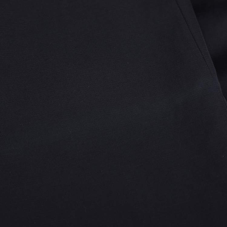 Pre Owned Elena Miro Navy Blue Cotton Straight Pants XXL