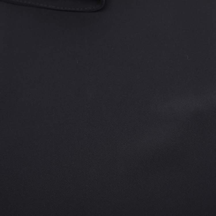 Pre Owned Elena Miro Navy Blue Crepe Straight Pants XXL