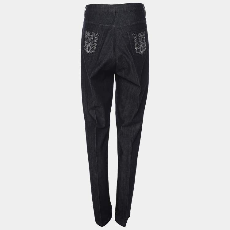 Pre Owned Elena Miro Navy Blue Denim Jeans XXL