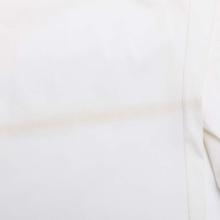 Pre Owned Elena Miro White Jersey Pants XXL