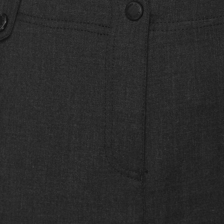 Pre Owned Elena Miro Dark Grey Wool Trouser XXL