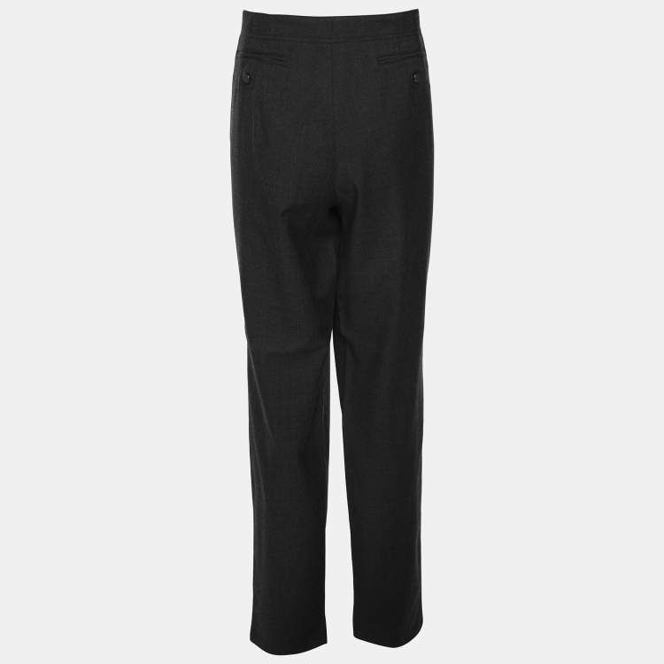 Pre Owned Elena Miro Dark Grey Wool Trouser XXL