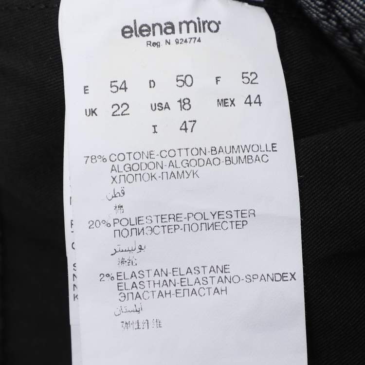 Pre Owned Elena Miro Blue Denim Jeans XXL