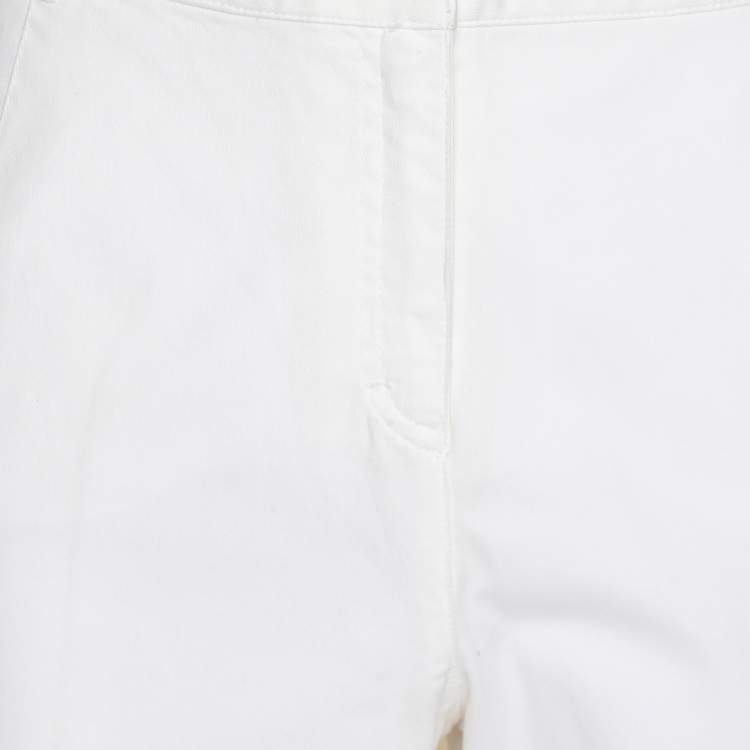Pre Owned Elena Miro White Denim Jeans XXL