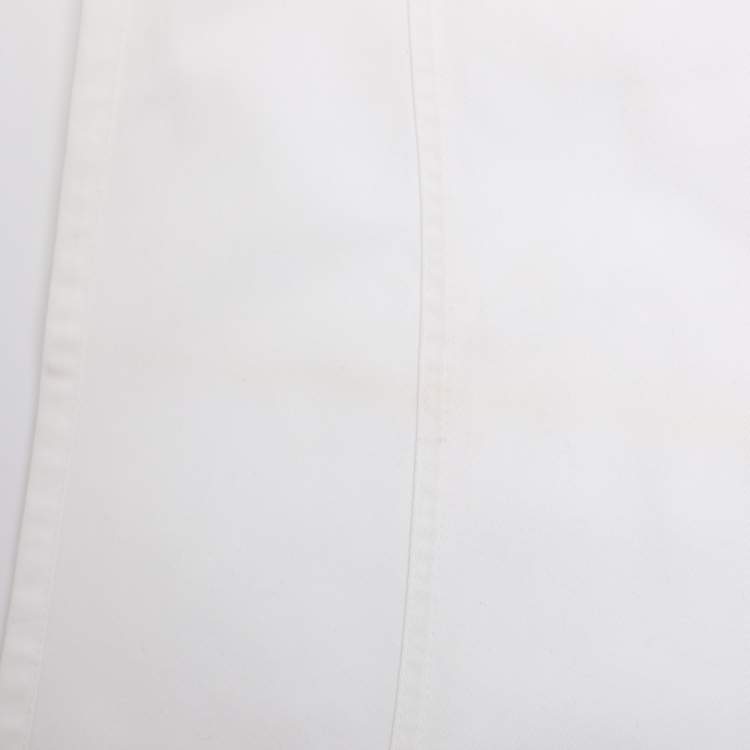 Pre Owned Elena Miro White Denim Jeans XXL