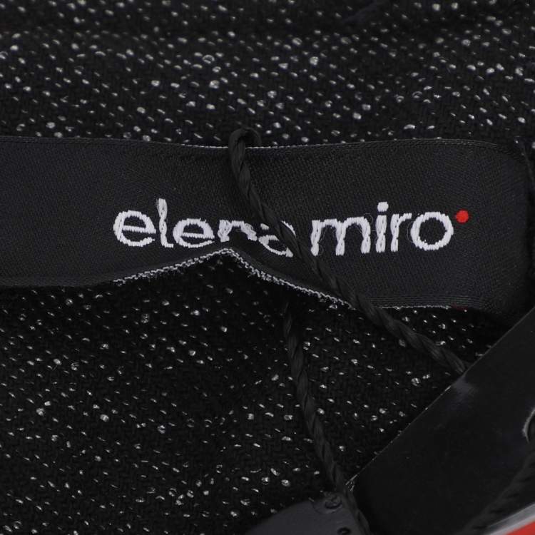 Pre Owned Elena Miro Dark Grey Wool Blend Trousers XXL