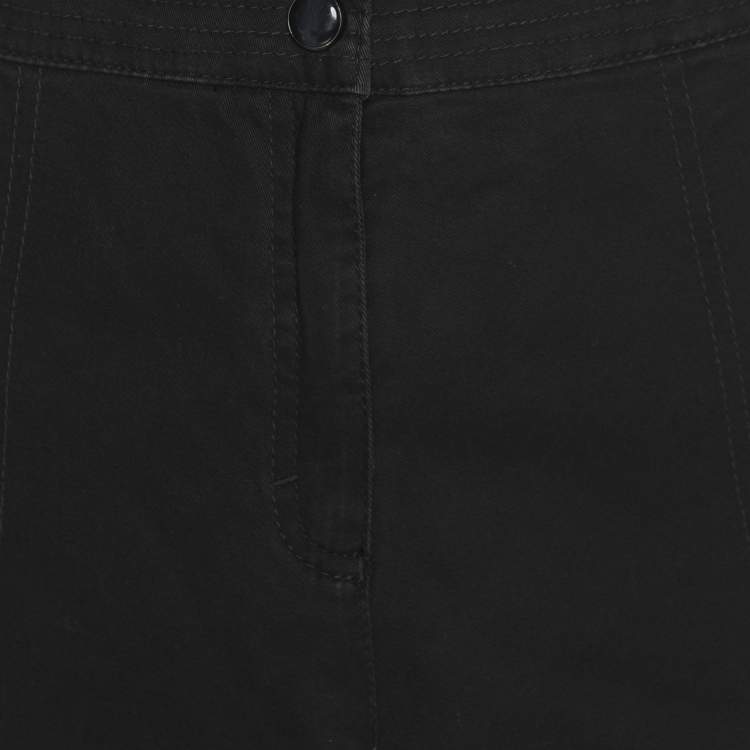 Pre Owned Elena Miro Black Cotton Pants XXL