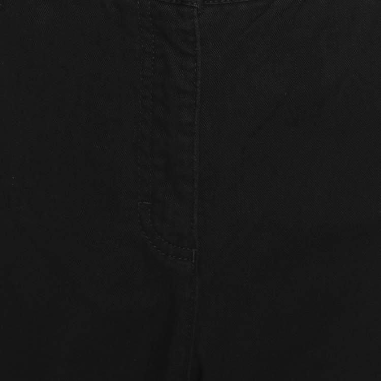 Pre Owned Elena Miro Black Denim Embellished Jeans XXL