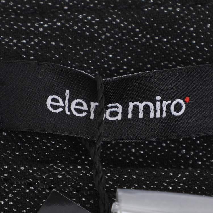 مملوكة مسبقًا Elena Miro Dark Grey Wool Blend Trousers XXL