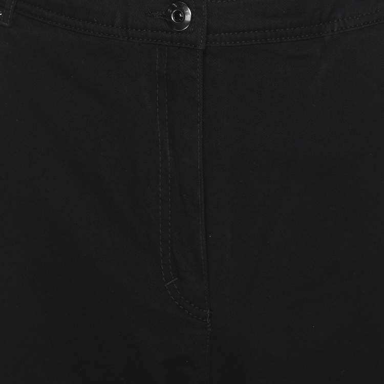 Pre Owned Elena Miro Black Denim Embellished Jeans XXL