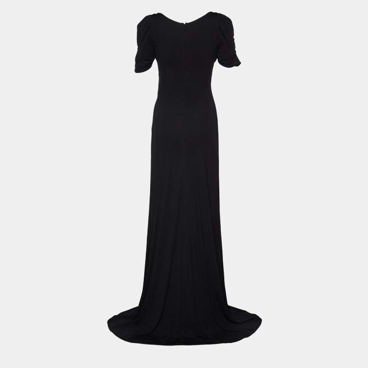 Elie saab black evening gown best sale