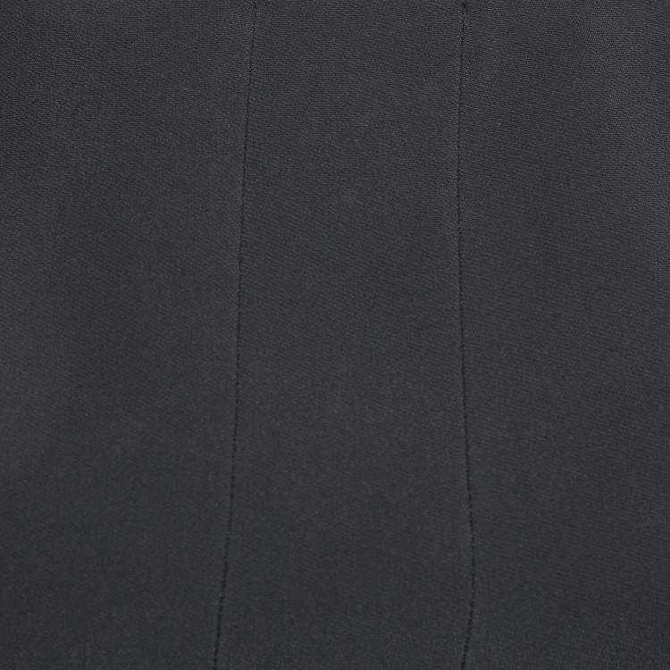 Pre Owned Elisabetta Franchi Black Crepe Sleeveless Jumpsuit M