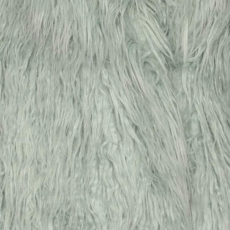 Pre Owned Elisabetta Franchi Mint Faux Fur Blazer S