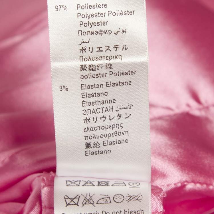 Pre Owned Elisabetta Franchi Pink Crepe Tailored Suit S