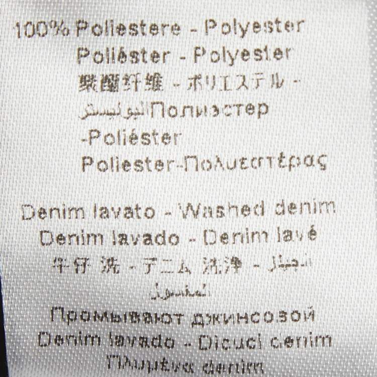 Pre Owned Elisabetta Franchi Black Gabardine Pleated Trousers M