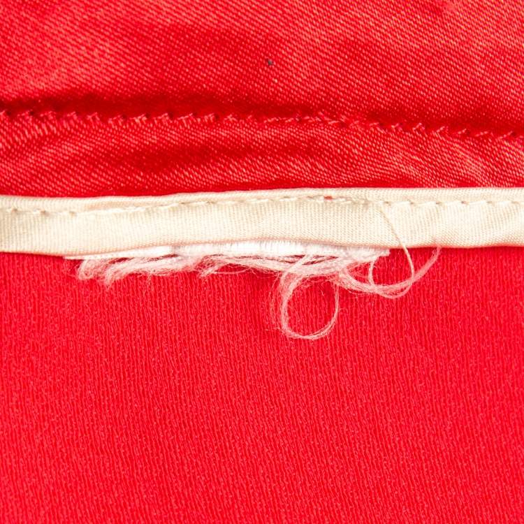Pre Owned Elisabetta Franchi Fuchsia  Pink Crepe Trousers S