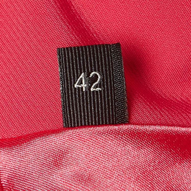 Pre Owned Elisabetta Franchi Pink Polyamide Jumpsuit & Jacket Set M