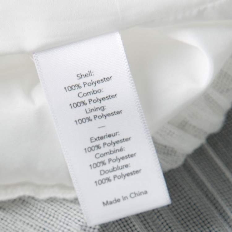 Pre Owned Elizabeth and James White Tulle Underlay Sleeveless Kisa Midi Dress XS