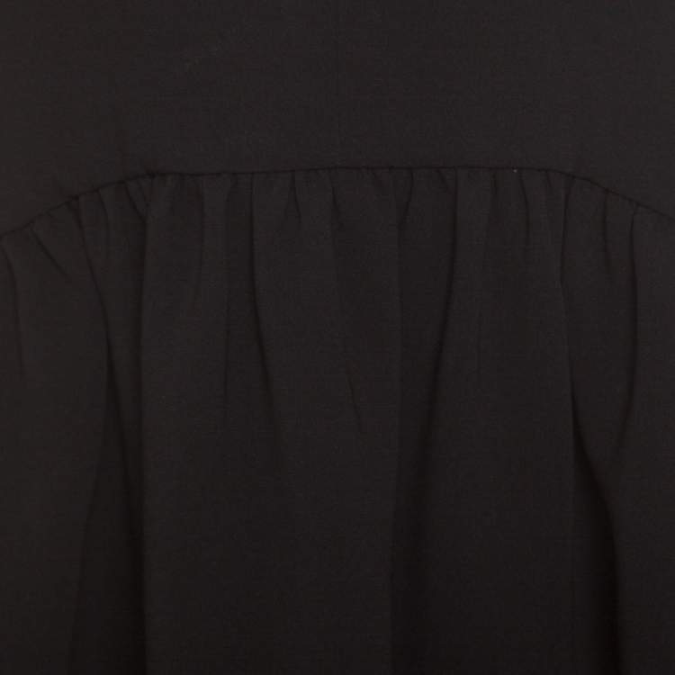Pre Owned Elizabeth & James Black Crepe Knit Perth Halter Top XS