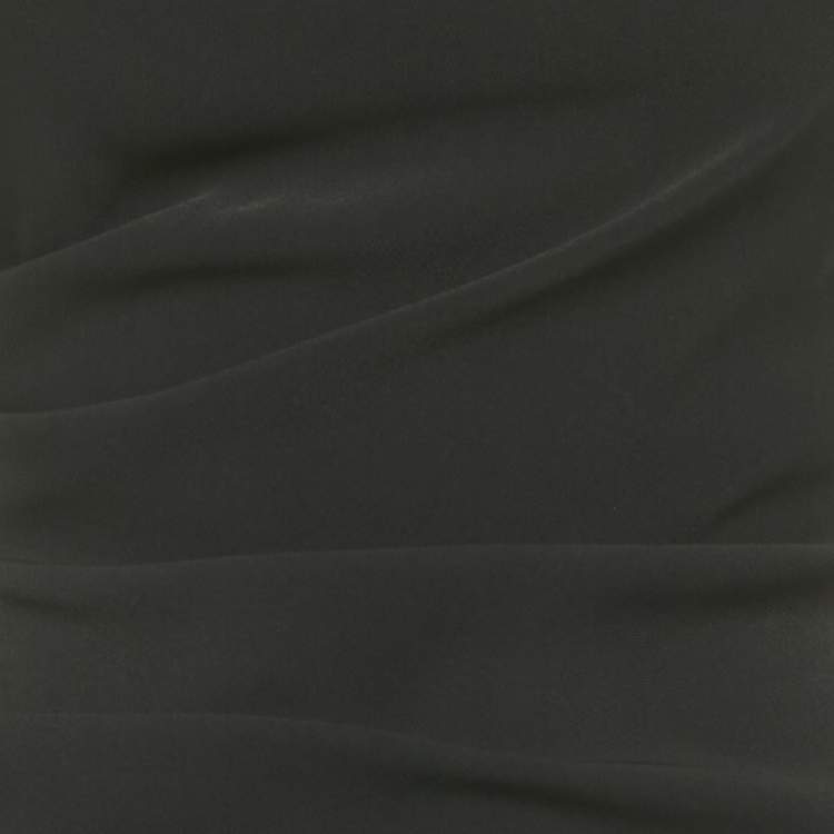 Pre Owned Elliatt Black Crepe High Neck Giovanna Dress XS