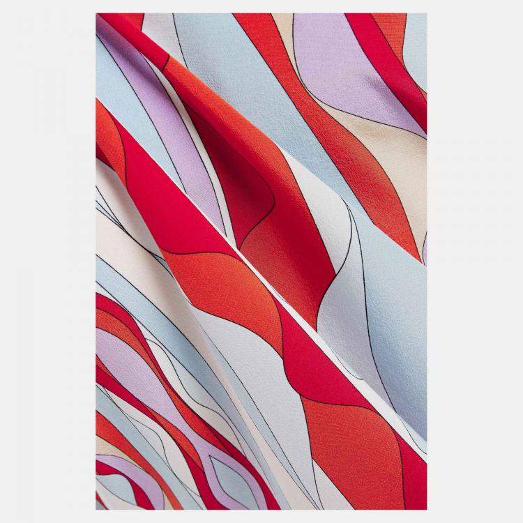 Pre Owned Emilio Pucci Silk Sleeveless Top 38