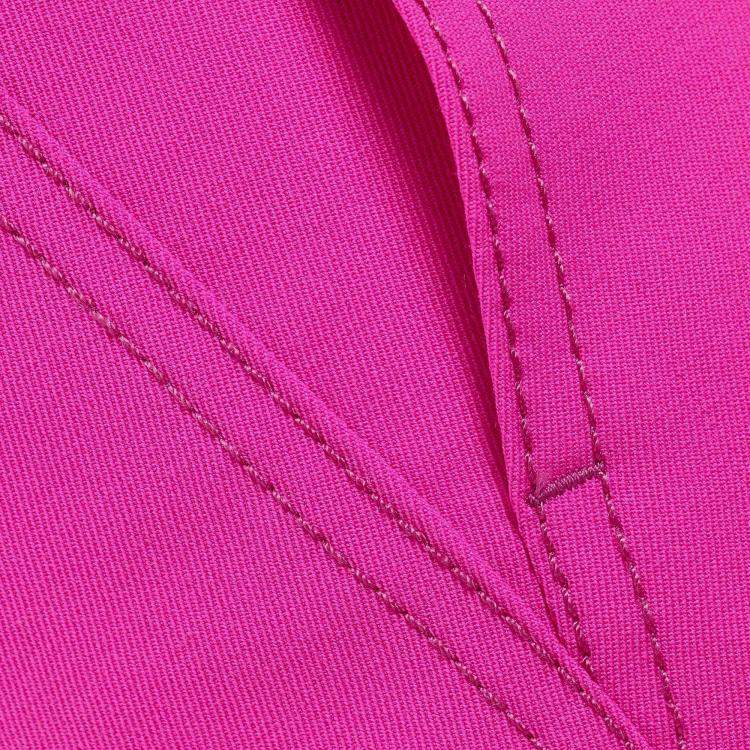 Pre Owned Emilio Pucci Pink Wool Cropped Pants S (IT 38)
