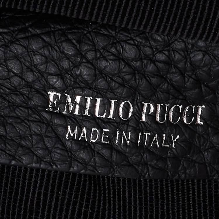 Pre Owned Emilio Pucci Multicolor Printed Canvas Tote