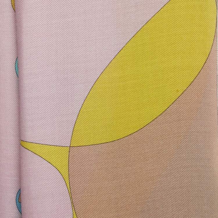 Pre Owned Emilio Pucci Multicolor Cashmere Blend Square Scarf 