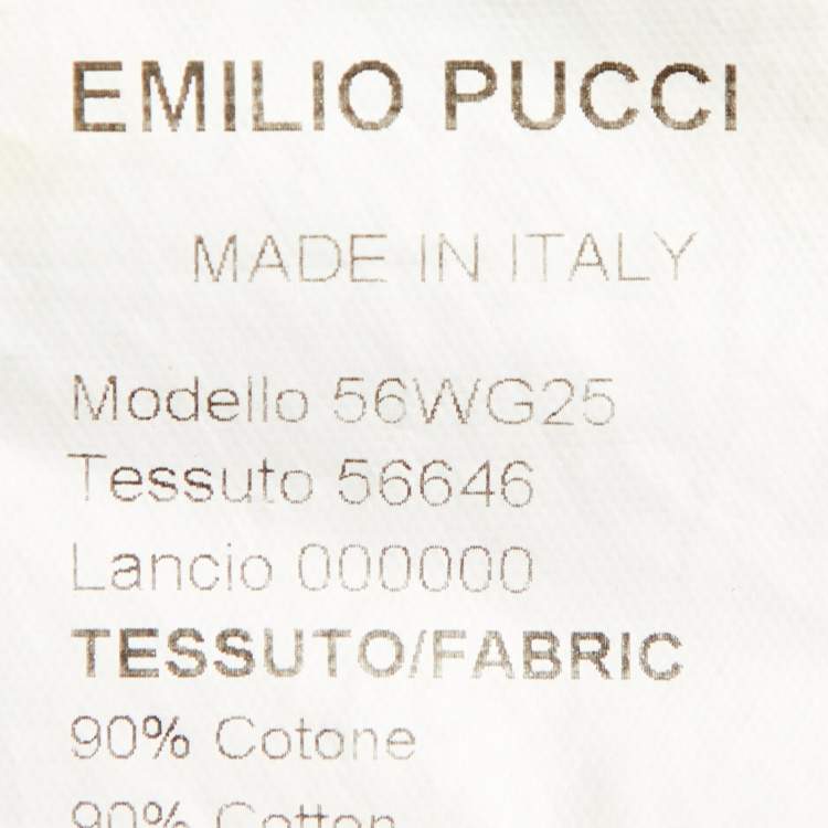 مملوكة مسبقًا Emilio Pucci Multicolor Printed Knit Mini Dress M