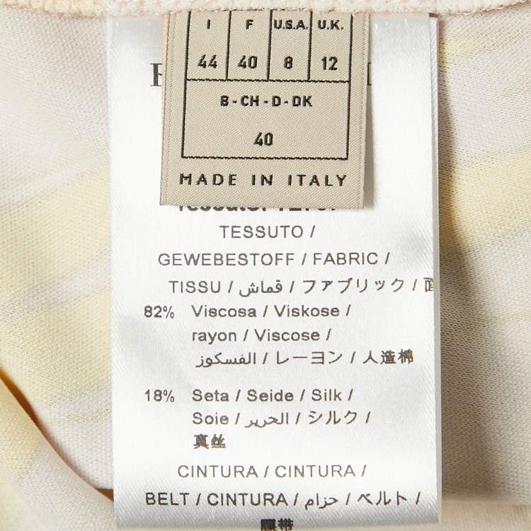 Pre Owned Emilio Pucci Pink Printed Jersey Maxi Dress M