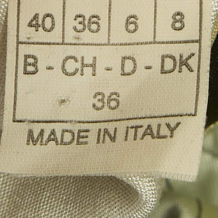 مملوكة مسبقًا Emilio Pucci Multicolor Printed Stretch Silk Top S