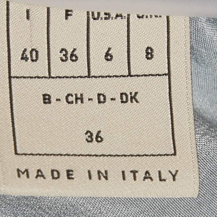 Pre Owned Emilio Pucci Multicolor Printed Silk Sheer Maxi Skirt S 