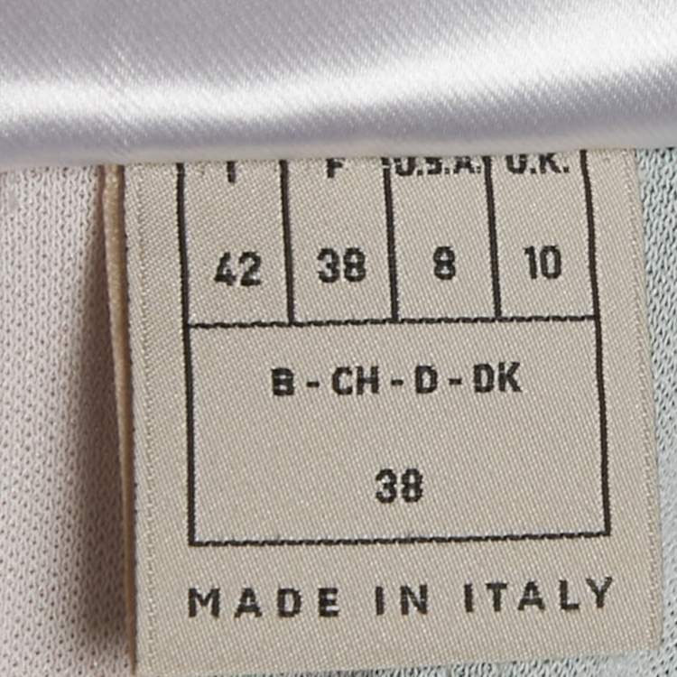 Pre Owned Emilio Pucci Multicolor Patterned Silk Knit Top & Pants M