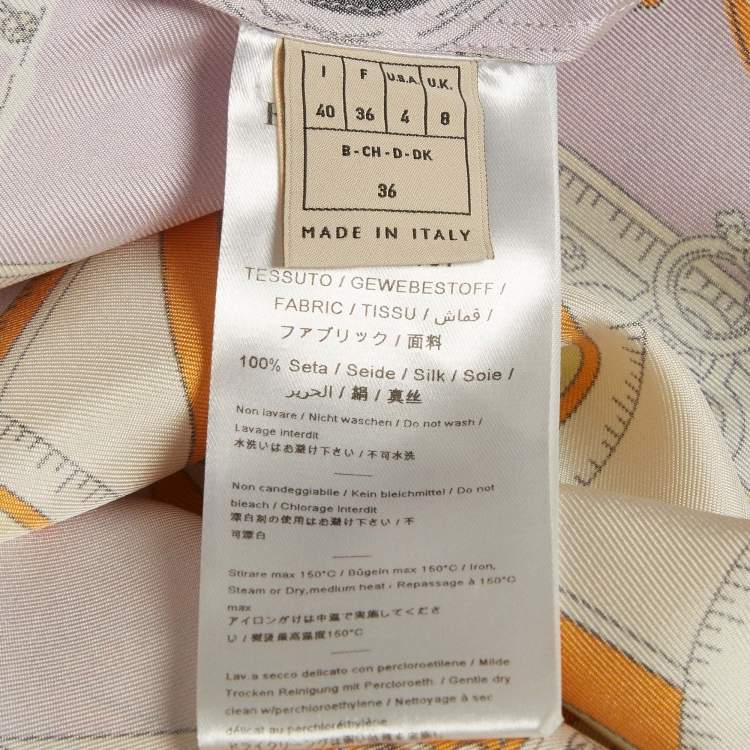 Pre Owned Emilio Pucci Multicolor Printed Silk Button Front Shirt S