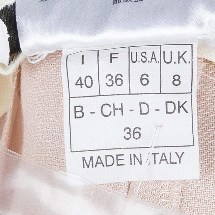 Pre Owned Emilio Pucci Pink Contrast Side Panel Detail Trousers S