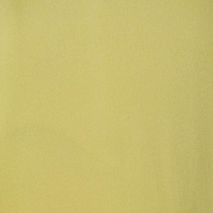 Pre Owned Emilio Pucci Yellow Silk Pleated Detail Kaftan Maxi Dress M
