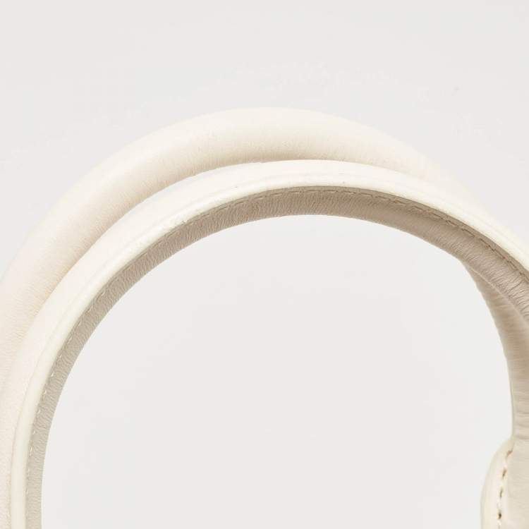 Pre Owned Emilio Pucci White/Multicolor Coated Canvas Boston Bag