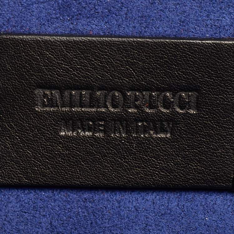 Pre Owned حقيبة كتف إيميليو بوتشي نيوتن جلد بيج