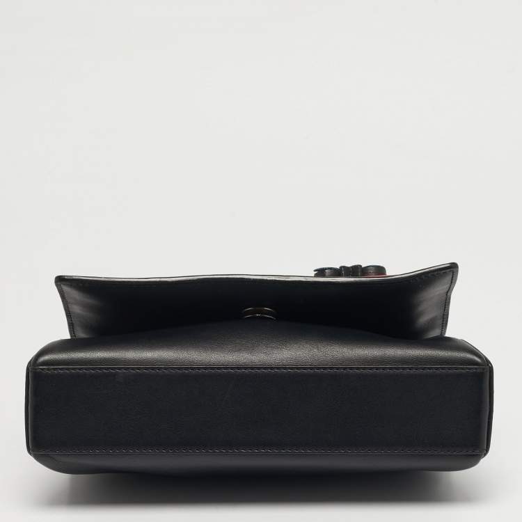 Pre Owned Emilio Pucci Multicolor Woven Fabric and Leather Top Handle Bag