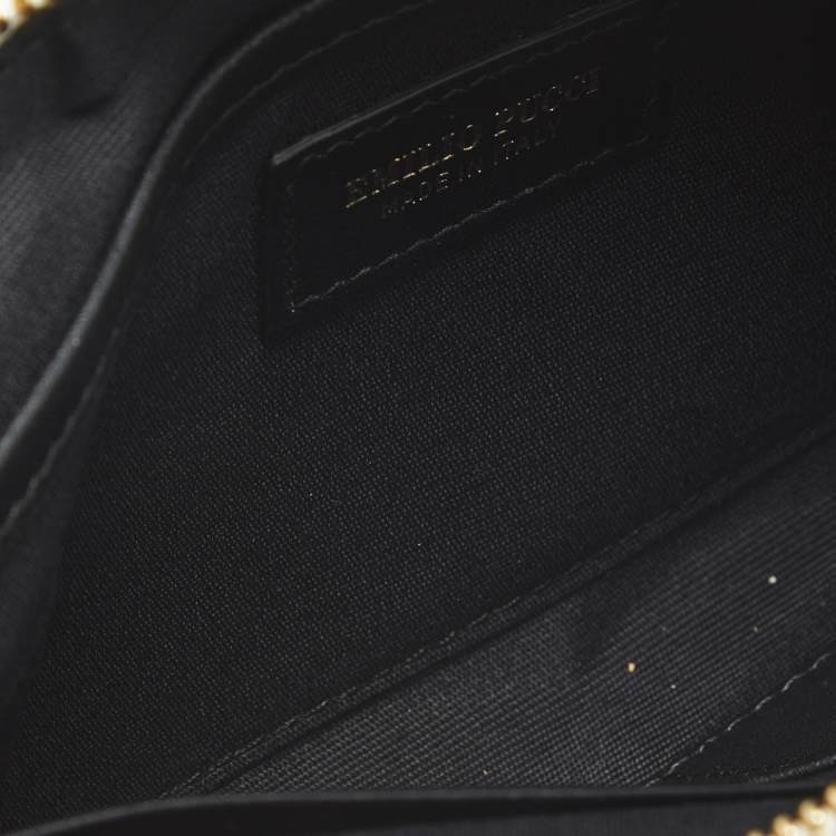 Pre Owned Emilio Pucci Off White White Glitter and Satin Wristlet Pouch