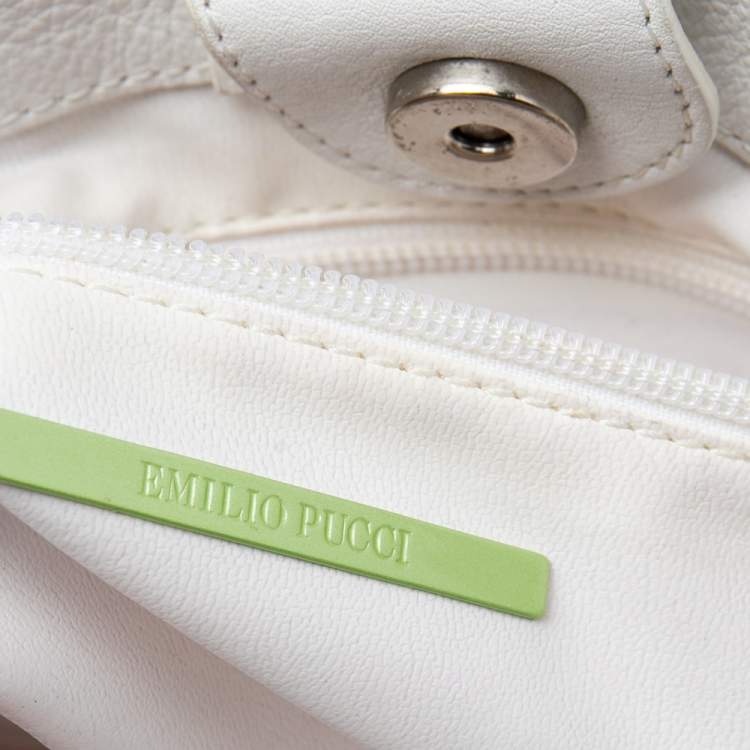 Pre Owned Emilio Pucci Multicolor Velvet Tote